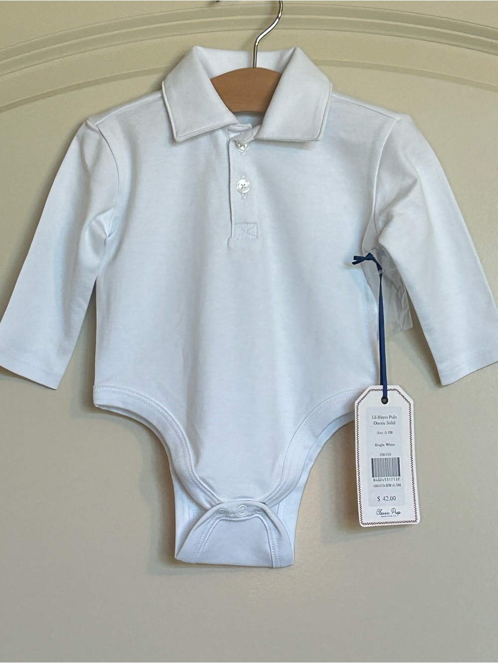 Sz0-3M NWT Classic Prep Polo Onesie